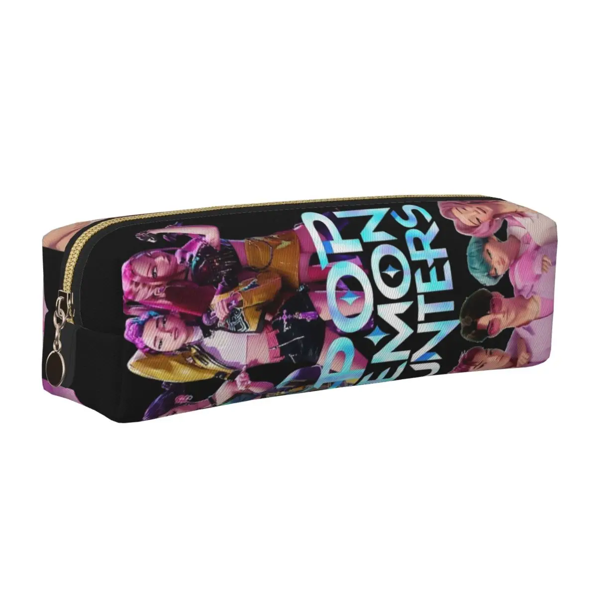 Huntrix Girl Leather Pencil Case for Students 18 Huntrix Girl Leather Pencil Case for Students - Image 18