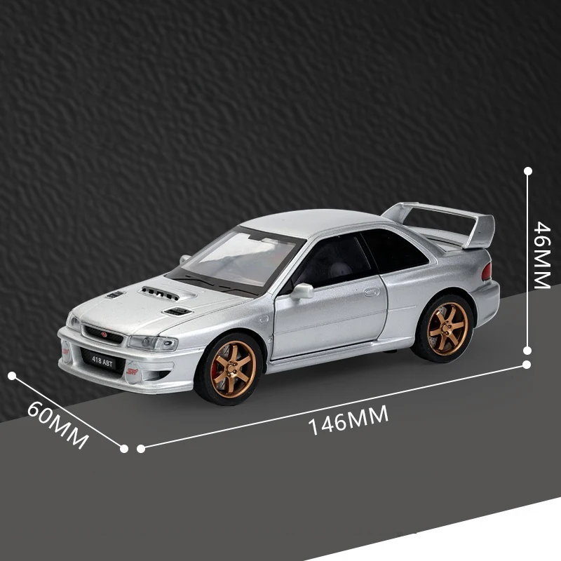 Subaru Impreza WRX STI Rally Diecast Model 1/32 19 Subaru Impreza WRX STI Rally Diecast Model 1/32 - Image 19