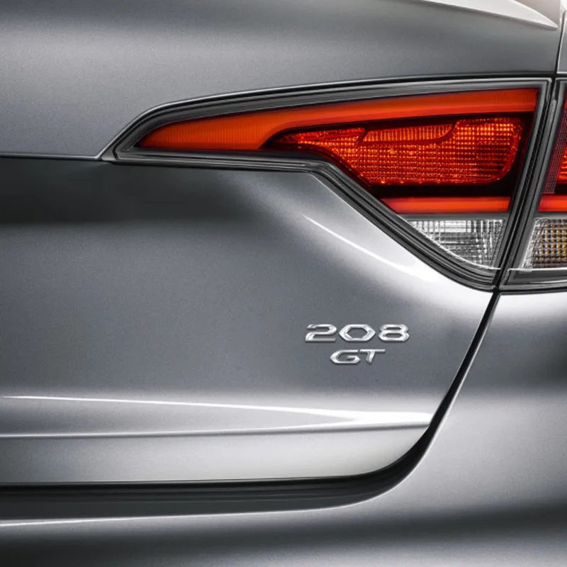 Peugeot 208 GT 3D Metal Badge Set 5 Peugeot 208 GT 3D Metal Badge Set - Image 5