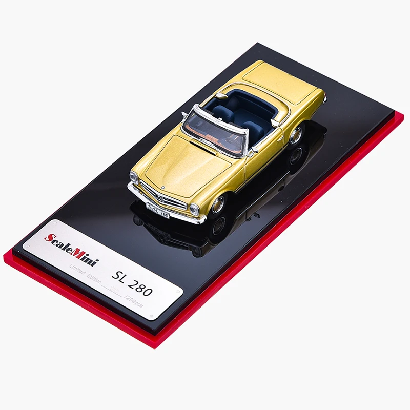 Scale 1:64 Benz SL280 Model Car in Red 8 Scale 1:64 Benz SL280 Model Car in Red - Image 8