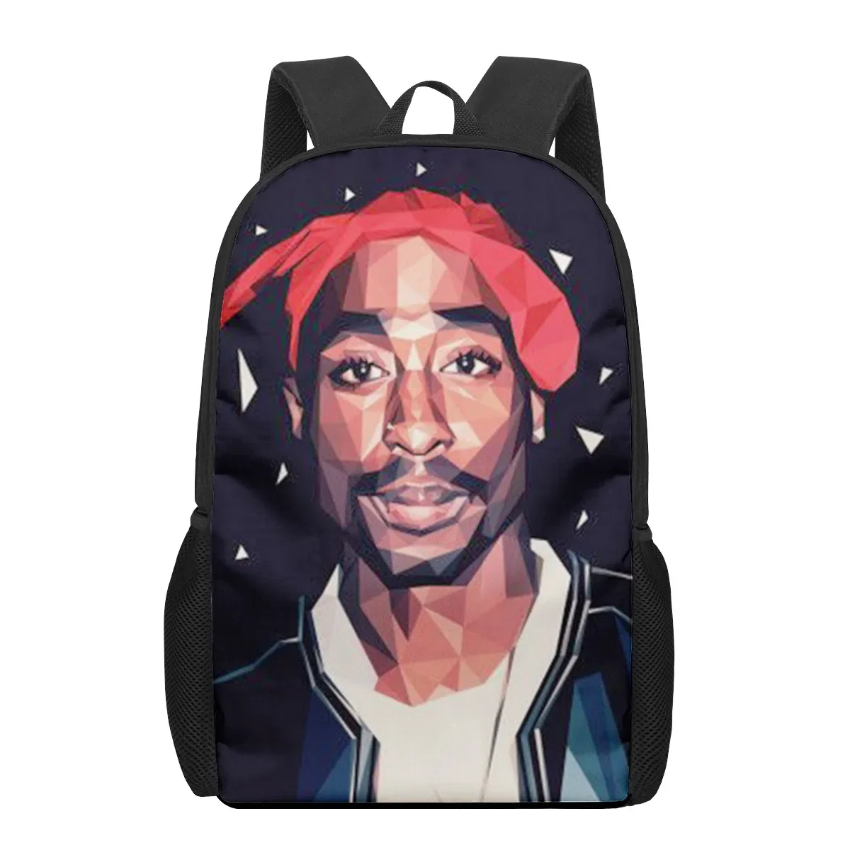 2pac Monochrome Graphic School Backpack 32 2pac Monochrome Graphic School Backpack - Image 32