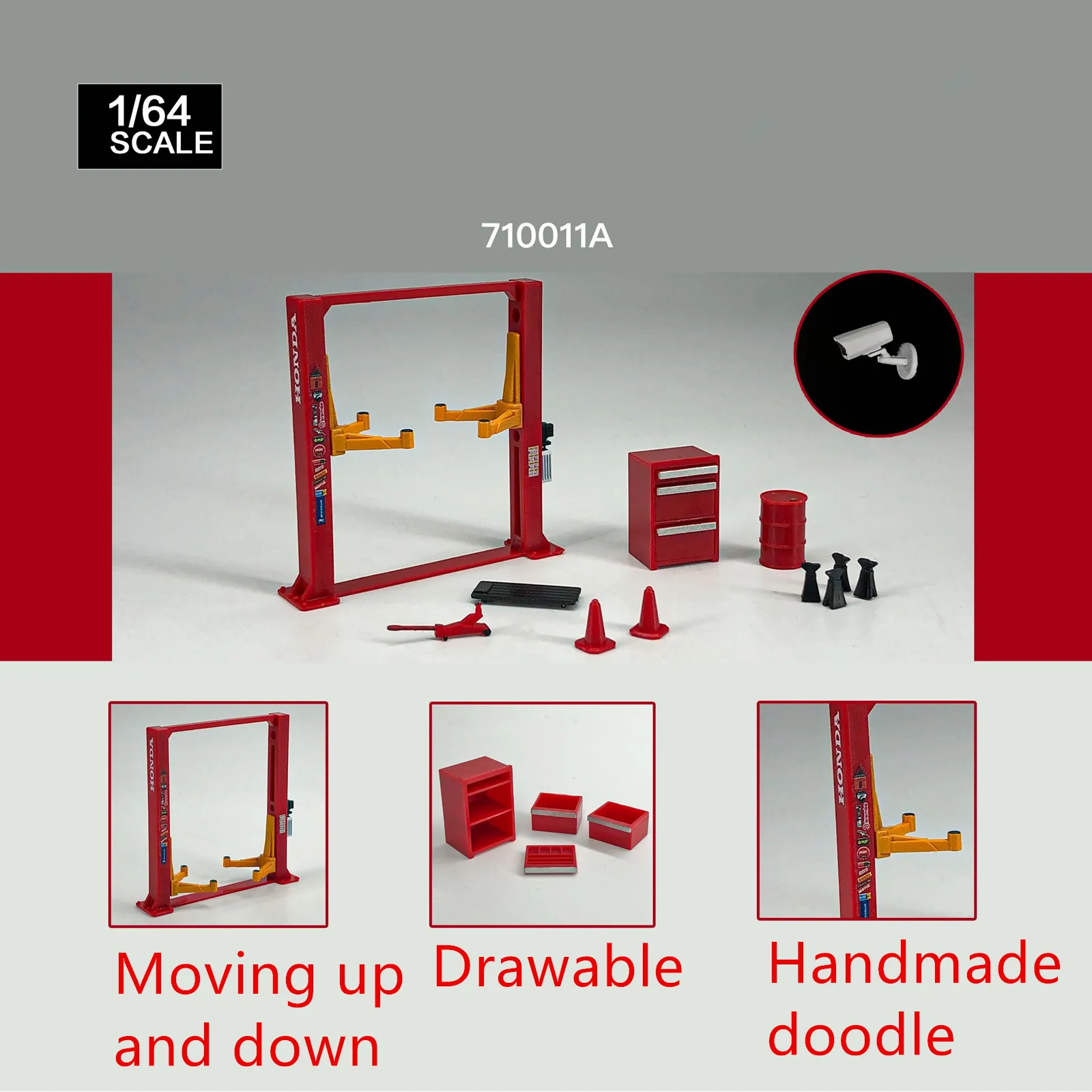 12-Piece Garage Tools Set for 1/64 Models 5 12-Piece Garage Tools Set for 1/64 Models - Image 5