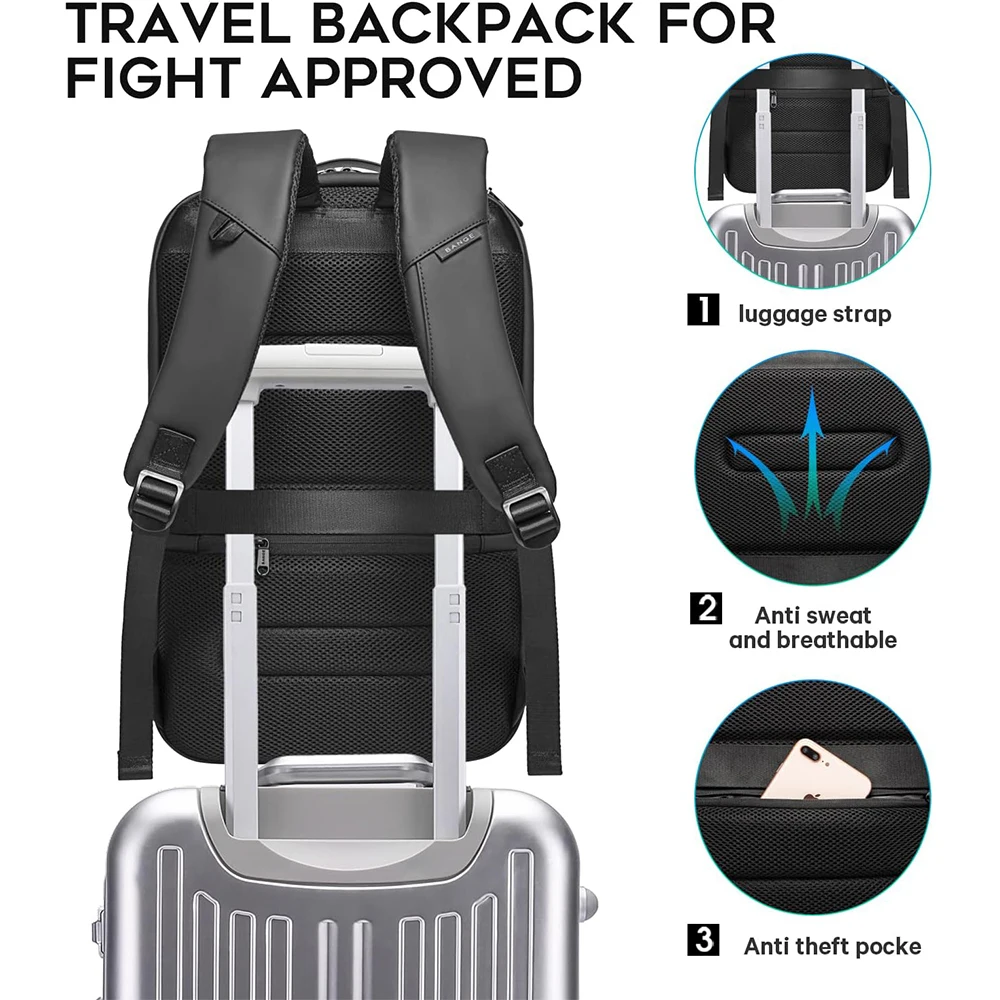 Business USB Charging Smart Backpack for Laptops 5 Business USB Charging Smart Backpack for Laptops - Image 5