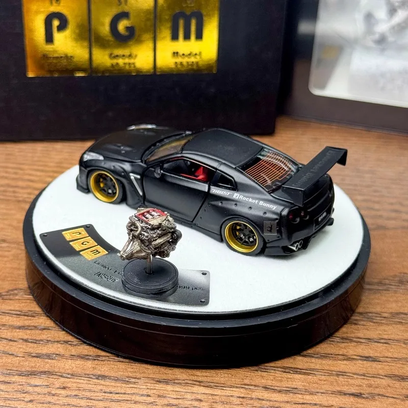 Nissan GTR R35 Rocket Bunny TRUST Model 1:64 5 Nissan GTR R35 Rocket Bunny TRUST Model 1:64 - Image 5