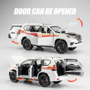 Toyota Prado SUV 1:22 Scale Diecast Model 13 S748927780fde4925ab27e0dac3d8f56fV