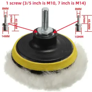 Car Polishing Kit with 8 Pads and Backing Pad 7 S74e10351523c412cad66db14e4d4816fo