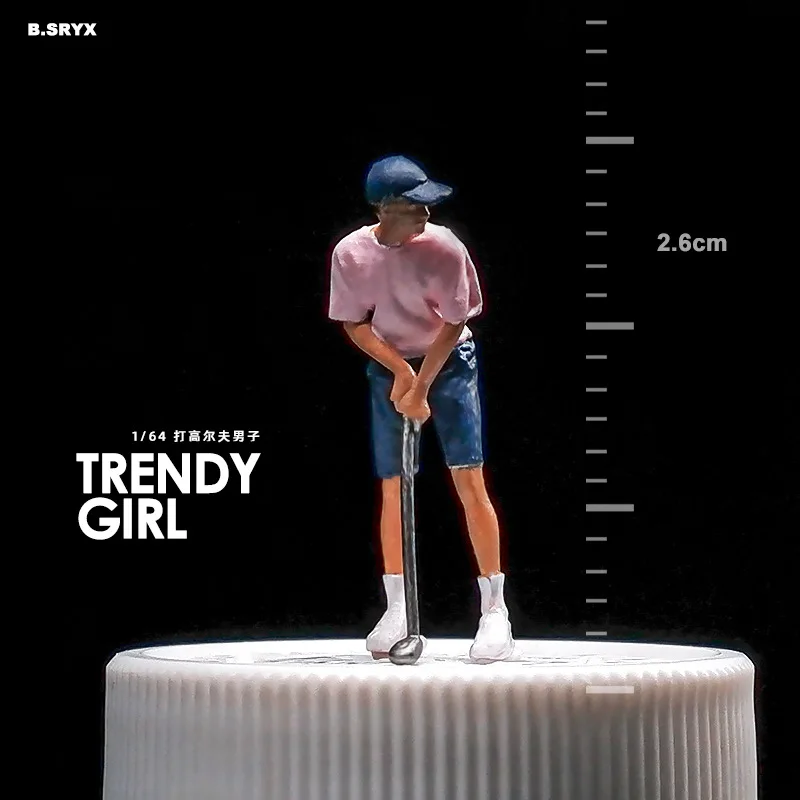 1/64 Scale Golf Scene Miniature Figure Set 6 1/64 Scale Golf Scene Miniature Figure Set - Image 6