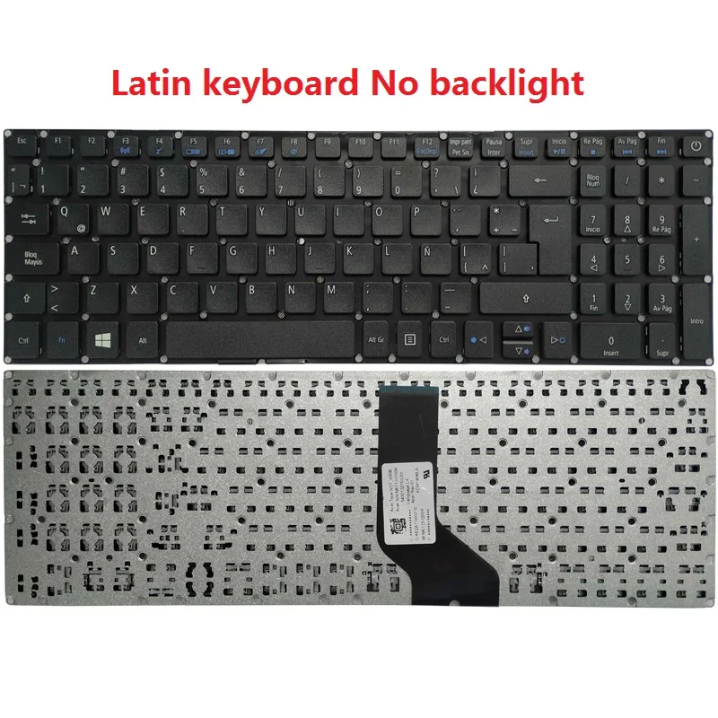 Acer E5 Series Black Keyboard Replacement 13 Acer E5 Series Black Keyboard Replacement - Image 13