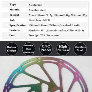 SRAM Hydraulic Disc Brake Rotors 160mm 180mm 203mm 26 S75af259297564b48834448934797214cV