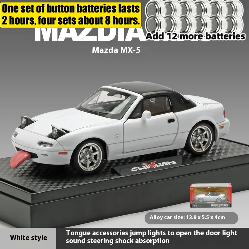 1:32 Mazda MX-5 Diecast Sports Car Model 13 1:32 Mazda MX-5 Diecast Sports Car Model - Image 13