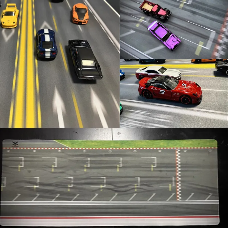 1:64 Scale Parking Lot Racing Track Mat 2 1:64 Scale Parking Lot Racing Track Mat - Image 2