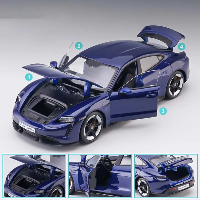 Bburago 1:24 Porsche Taycan Turbo S Model 4 Bburago 1:24 Porsche Taycan Turbo S Model - Image 4