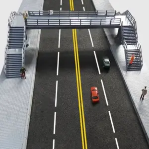 DIY 1:87 Scale Micro-Landscape Road Model Kit 25 S76b6d0d5464d4775a2dc047aaaeb302b0