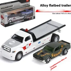 1:64 Diecast Truck and Trailer Model Set 38 S76fc04ce3bd6461885de06cbeb84becem