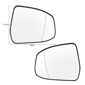 Heated Convex Wing Mirror Glass for Ford Models 10 S77f27034c60b401f9e74281ee16e9c38h