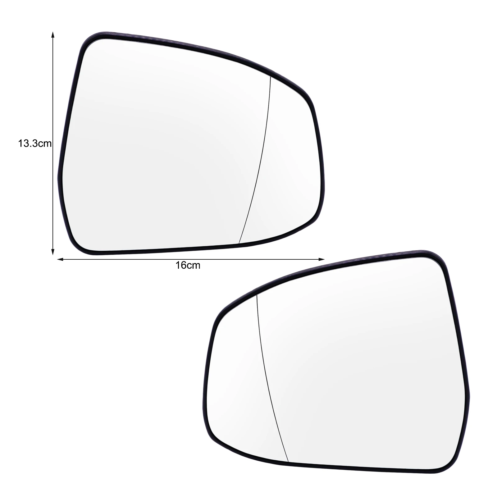 Heated Convex Wing Mirror Glass for Ford Models 2 Heated Convex Wing Mirror Glass for Ford Models - Image 2