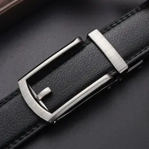 Men's Adjustable Click Belt in Black or Brown 10 S7927058ae2d9475099cd84c6c788f20fm