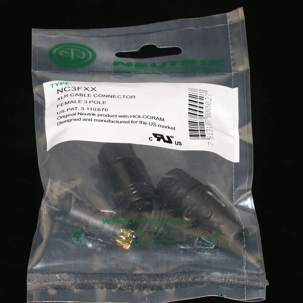 60 NEUTRIK XLR Connectors Set NC3MXX & NC3FXX 6 60 NEUTRIK XLR Connectors Set NC3MXX & NC3FXX - Image 6