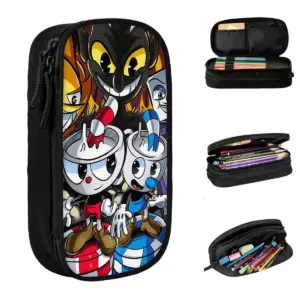 Cuphead Devil Anime Pencil Case Large Size