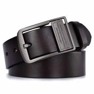 Genuine Leather Men's Belt in Black 8 S79c25d207c6e46bcbfeb33229e5b6ae4O