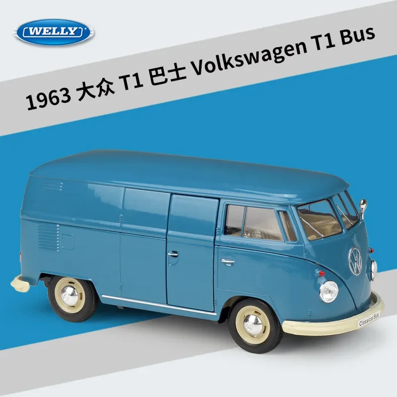 1963 Volkswagen T1 Bus 1:24 Diecast Model 8 1963 Volkswagen T1 Bus 1:24 Diecast Model - Image 8