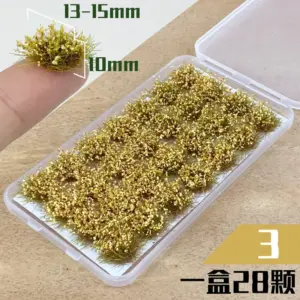 10mm Grass Tufts for Dioramas, Set of 28 15 S7a56f796474b4484b16f912cc082dc41h