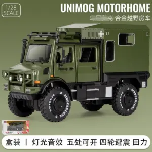 1:28 Scale Mercedes-Benz Unimog Diecast Model 24 S7a60393352804d58bc466499d0736ad7W 1