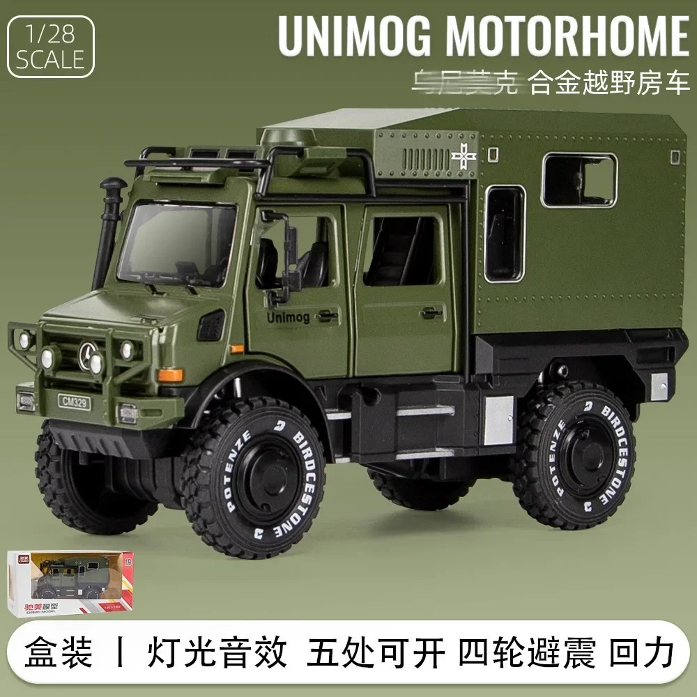 1:28 Scale Mercedes-Benz Unimog Diecast Model 12 1:28 Scale Mercedes-Benz Unimog Diecast Model - Image 12