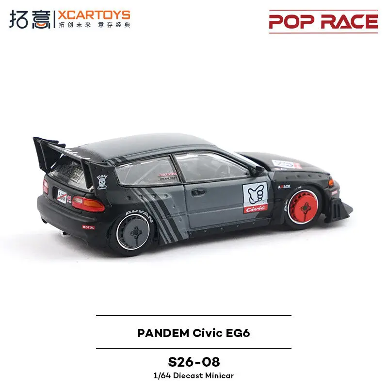 PANDEM Civic EG6 1:64 Scale Diecast Model 5 PANDEM Civic EG6 1:64 Scale Diecast Model - Image 5