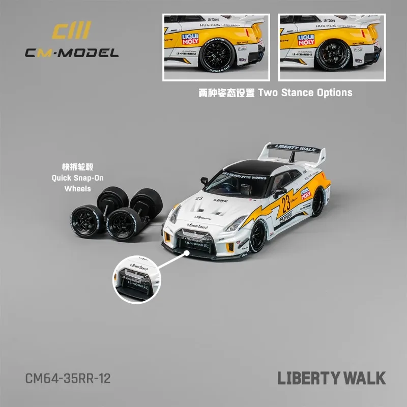 Nissan GTR35RR LBWK 1/64 Diecast Model 2 Nissan GTR35RR LBWK 1/64 Diecast Model - Image 2