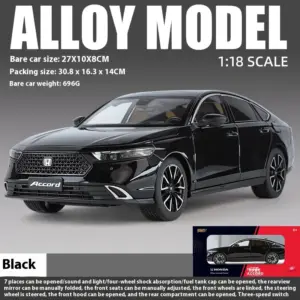 1:18 Scale Honda Accord Die-Cast Model 14 S7ac3cd011cba41e18fd04e55951dbc91q