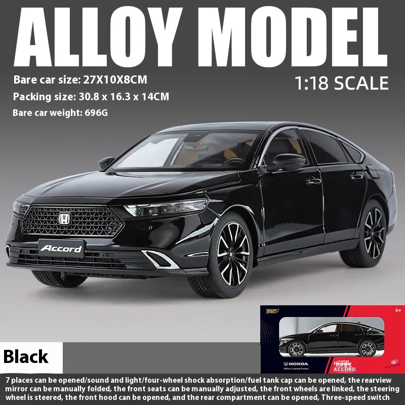 1:18 Scale Honda Accord Die-Cast Model 7 1:18 Scale Honda Accord Die-Cast Model - Image 7