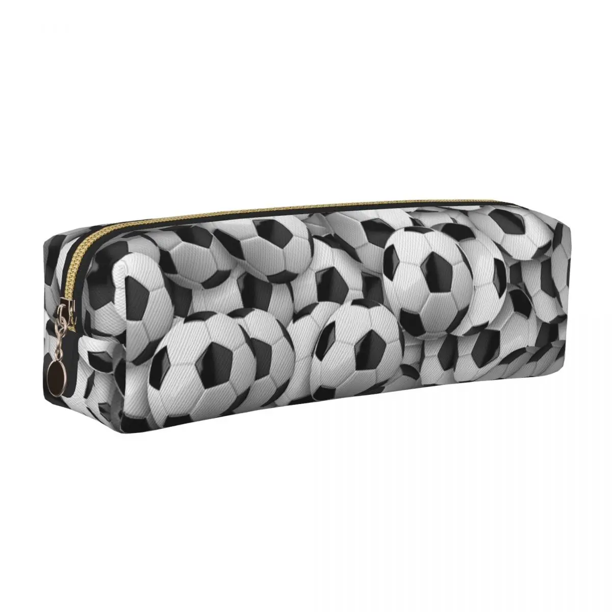 Golden Soccer Pencil Case with Flame Design 17 Golden Soccer Pencil Case with Flame Design - Image 17