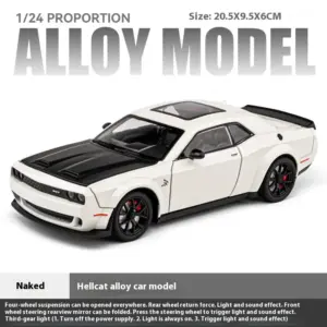1:24 Scale Dodge Challenger SRT Hellcat Redeye Model 21 S7c48b6dabac14b4cb5ddad699c723fa7i