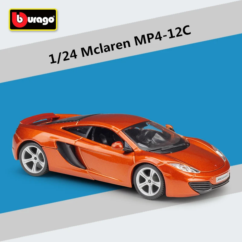 1:24 McLaren MP4-12C Diecast Model Red 2 1:24 McLaren MP4-12C Diecast Model Red - Image 2