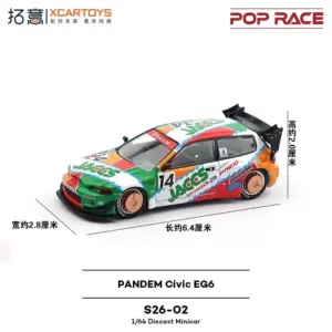 PopRace Xcartoys Pandem Civic EG6 1:64 Scale Model 10 S7cbb8bc9deb943b69745d402cf9d5b1dZ