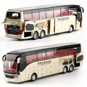 1:32 Scale Alloy Red Double-Decker Bus Model 12 S7cc189a41963429cb620479c5518a1a3J