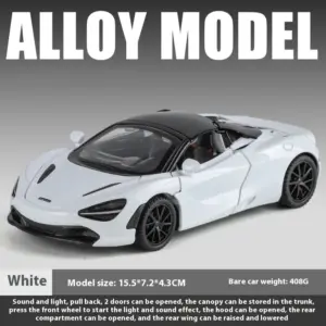 Alloy Die-cast 1:32 McLaren 720S Sports Car 17 S7ccda63f2a3d4feeb67516782231b38bF