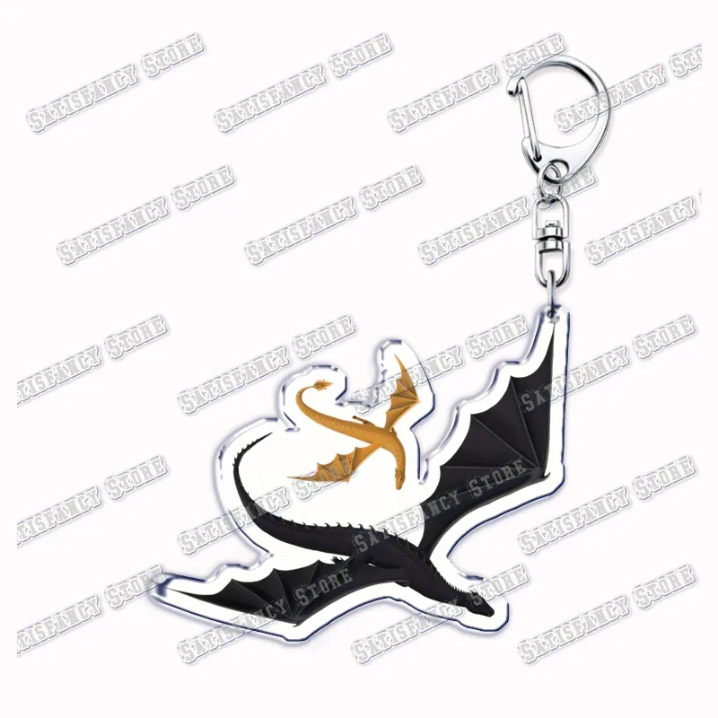 Black Dragon Keychain Pendant with Lobster Clasp 25 Black Dragon Keychain Pendant with Lobster Clasp - Image 25