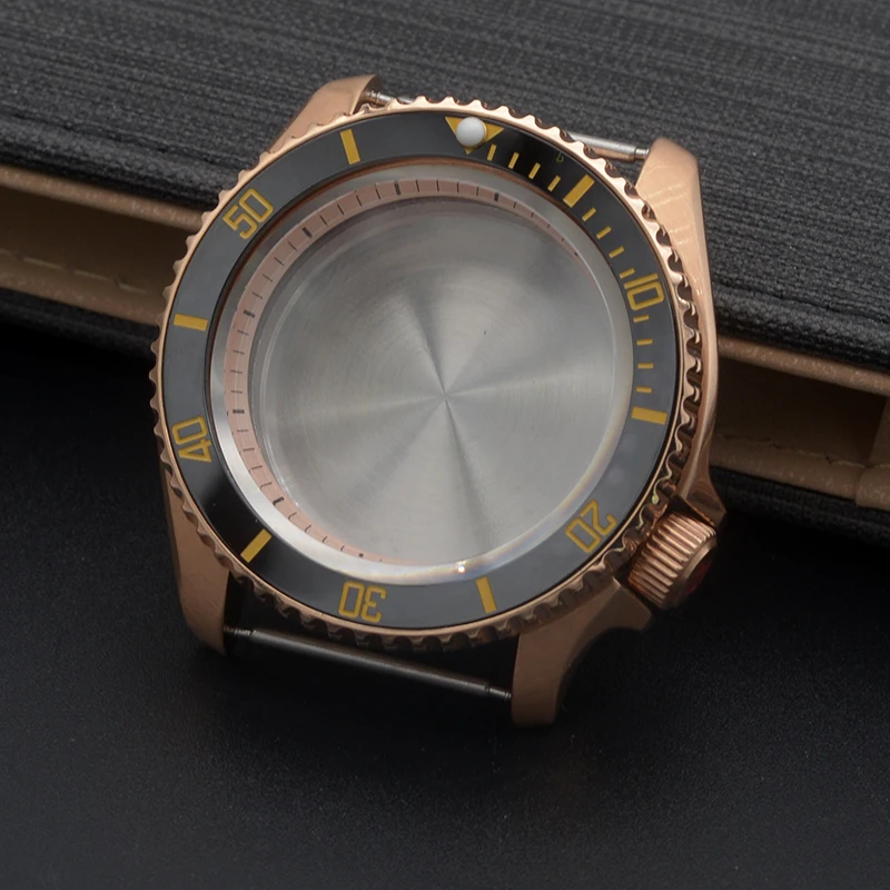42mm Rose Gold Watch Case for SKX007 SKX009 4 42mm Rose Gold Watch Case for SKX007 SKX009 - Image 4