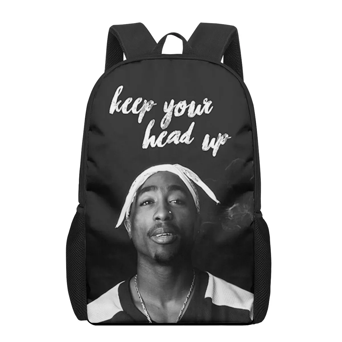 2pac Monochrome Graphic School Backpack 28 2pac Monochrome Graphic School Backpack - Image 28