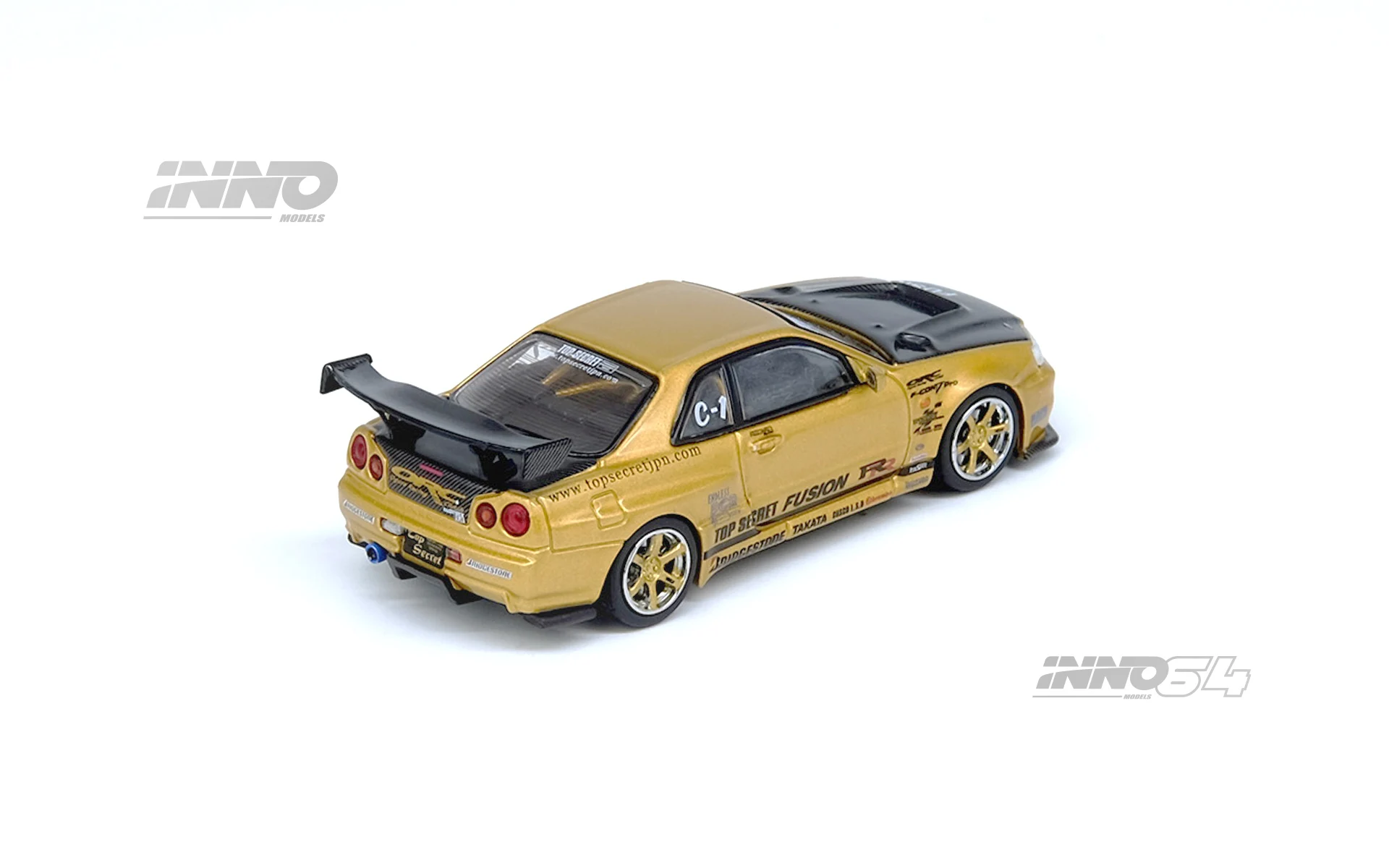 Nissan GT-R R34 Top Secret Diecast Model 1:64 4 Nissan GT-R R34 Top Secret Diecast Model 1:64 - Image 4