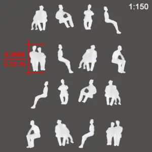 Micro People Model Sitting Figure Set 100 Pieces 19 S7e9c50f7c56a400ab5c4a8f7d8f98d46u