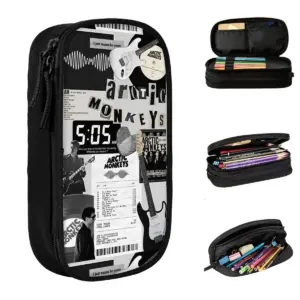 Arctic Monkeys Leather Pencil Case in Colors