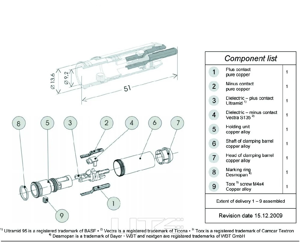 High-End RCA Connectors Set of Four WBT-0110Cu 6 High-End RCA Connectors Set of Four WBT-0110Cu - Image 6