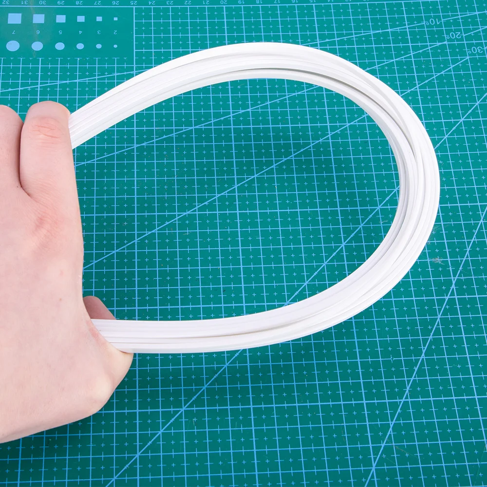 Rectangular White Hollow Square Tube Set 3 Rectangular White Hollow Square Tube Set - Image 3