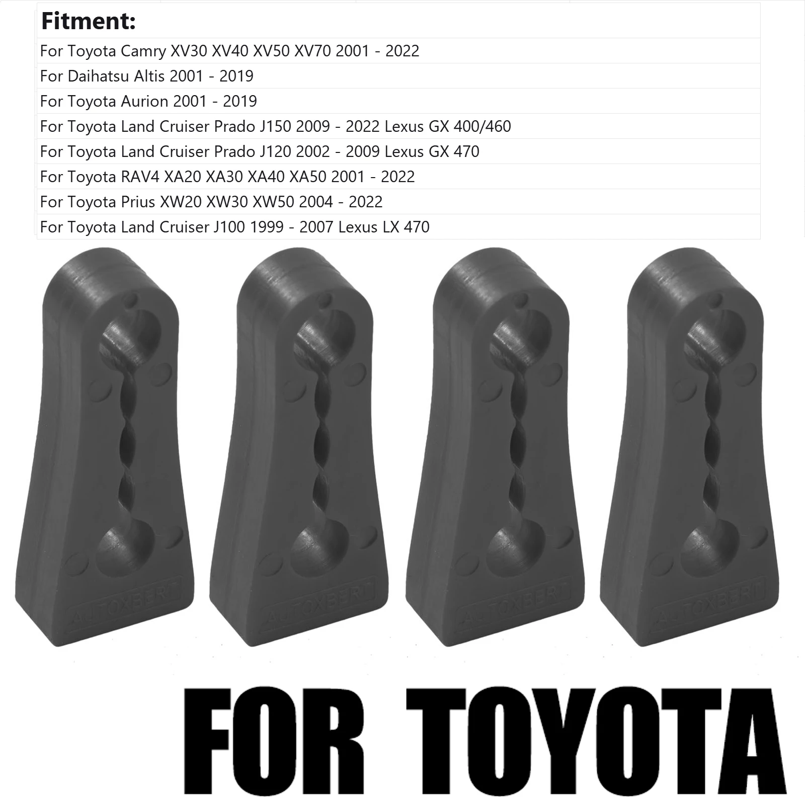 Universal Car Door Lock Damper Buffer Set of 4 11 Universal Car Door Lock Damper Buffer Set of 4 - Image 11