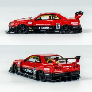 Nissan LB-ER34 Diecast Model Car 1:64 Scale 6 S7f64876bb66a4e3ea05fa39e632bc4afT