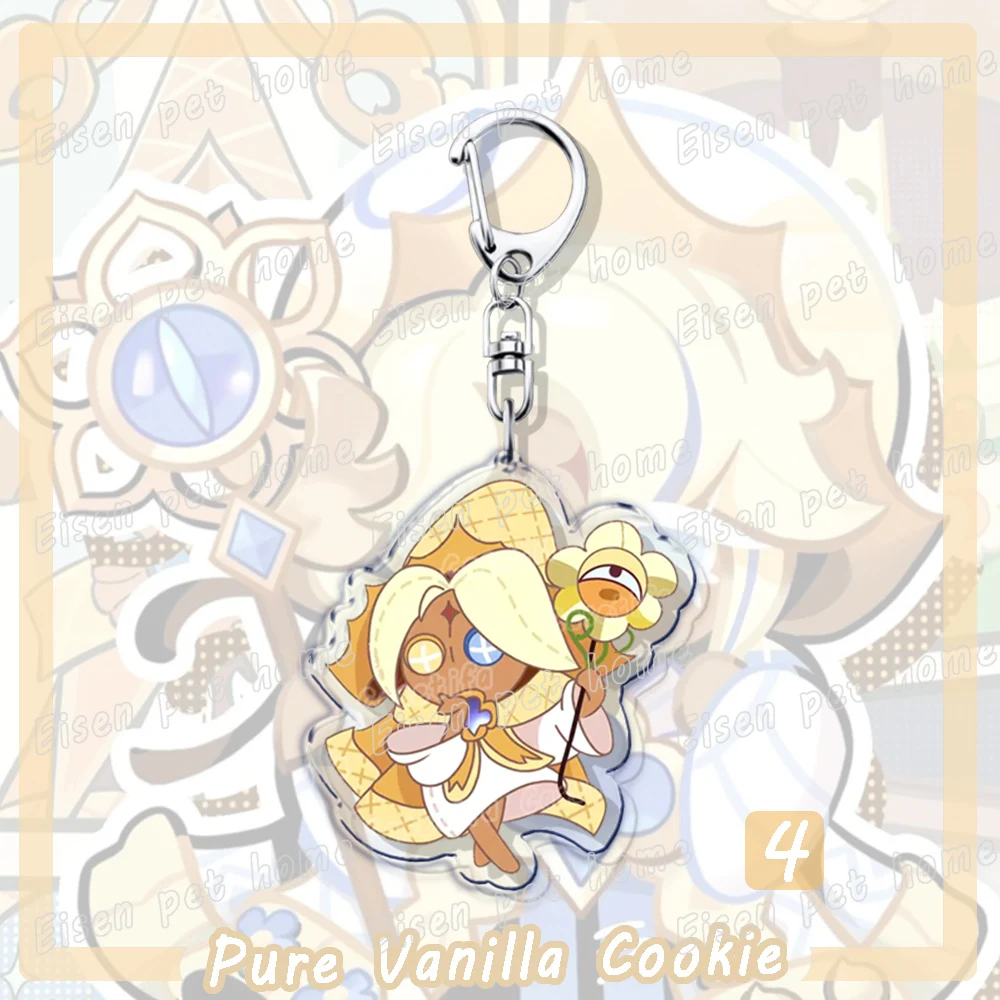Cute Cartoon Cookie Keychain Set 7 Cute Cartoon Cookie Keychain Set - Image 7