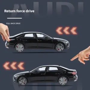 1:24 Scale A6L Alloy Car Model with Lights 12 S801919d60dda4941901c0050666b867ey